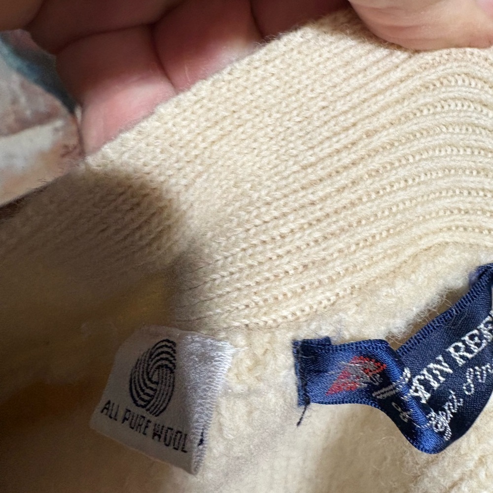 Austin Reed Ivory Wool Knitwear - Picture 4 of 5